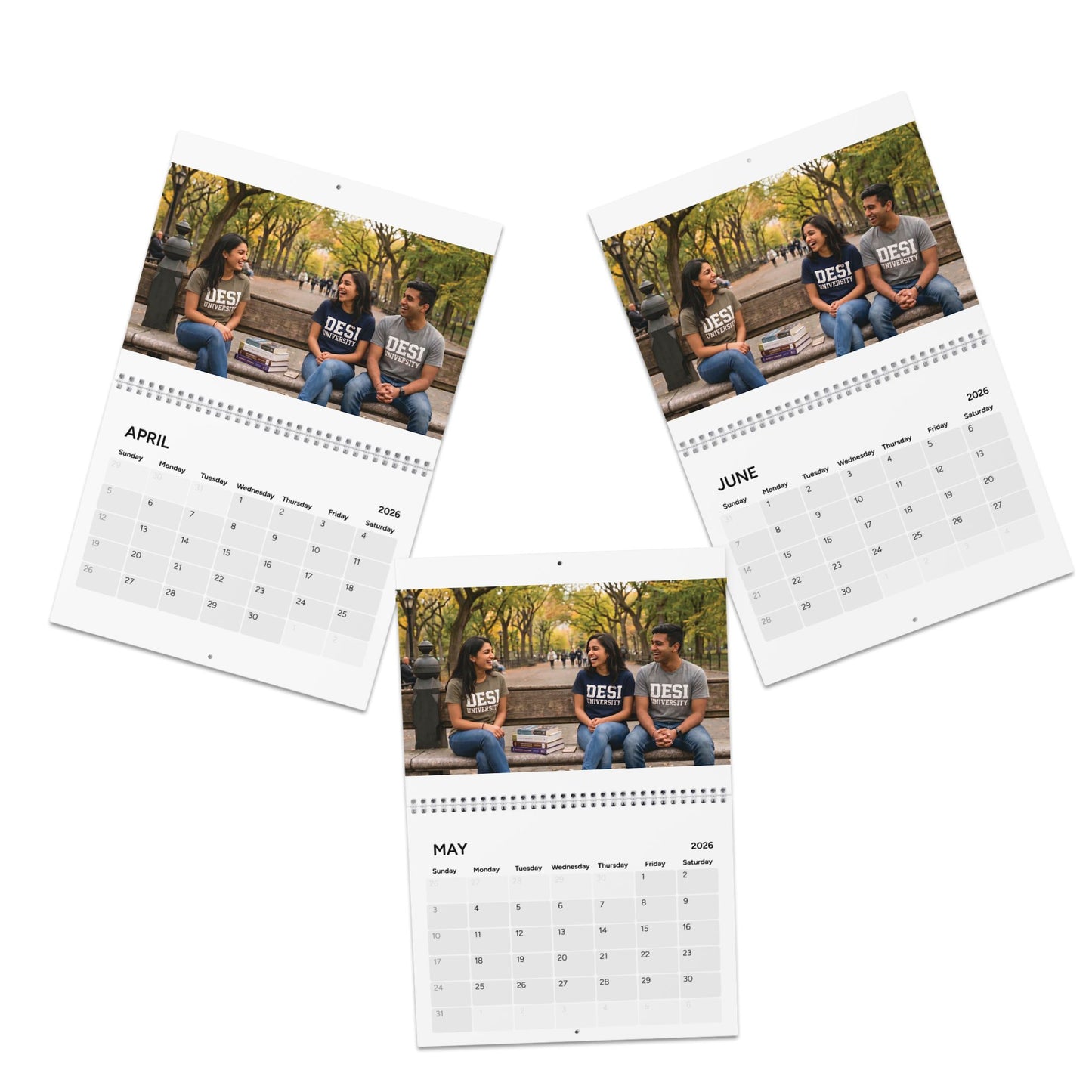 DESI UNIVERSITY- 2026 Wall Calendar