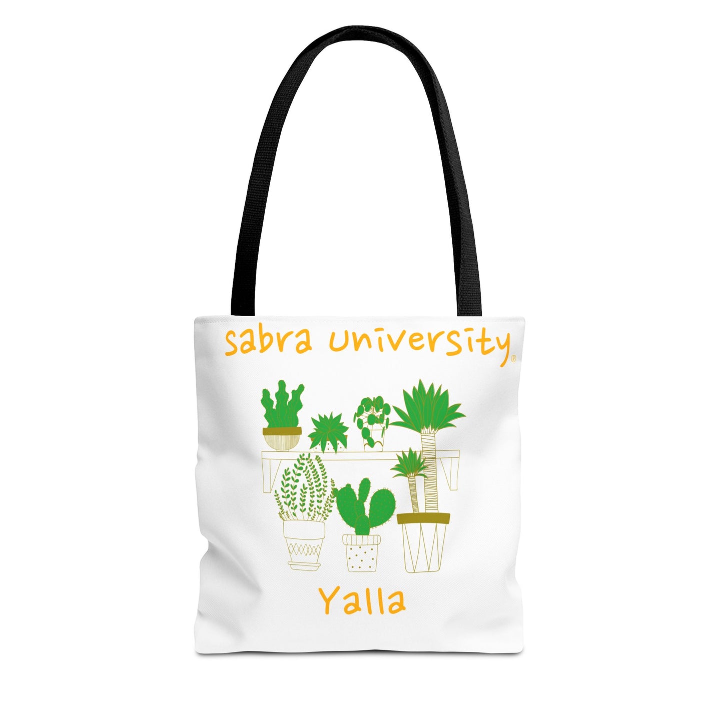Sabra University Cactus Tote Bag - Perfect for Plant Lovers