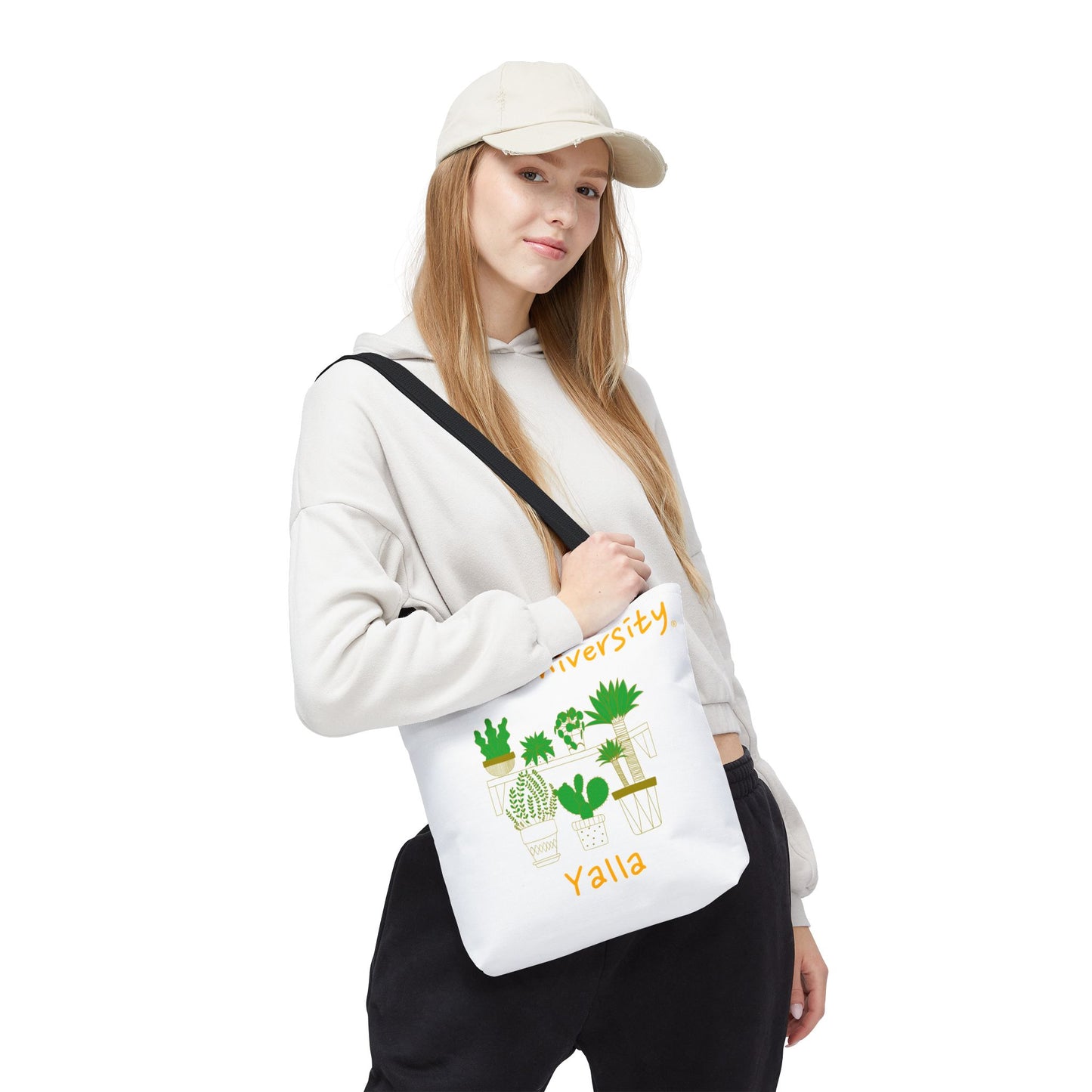 Sabra University Cactus Tote Bag - Perfect for Plant Lovers